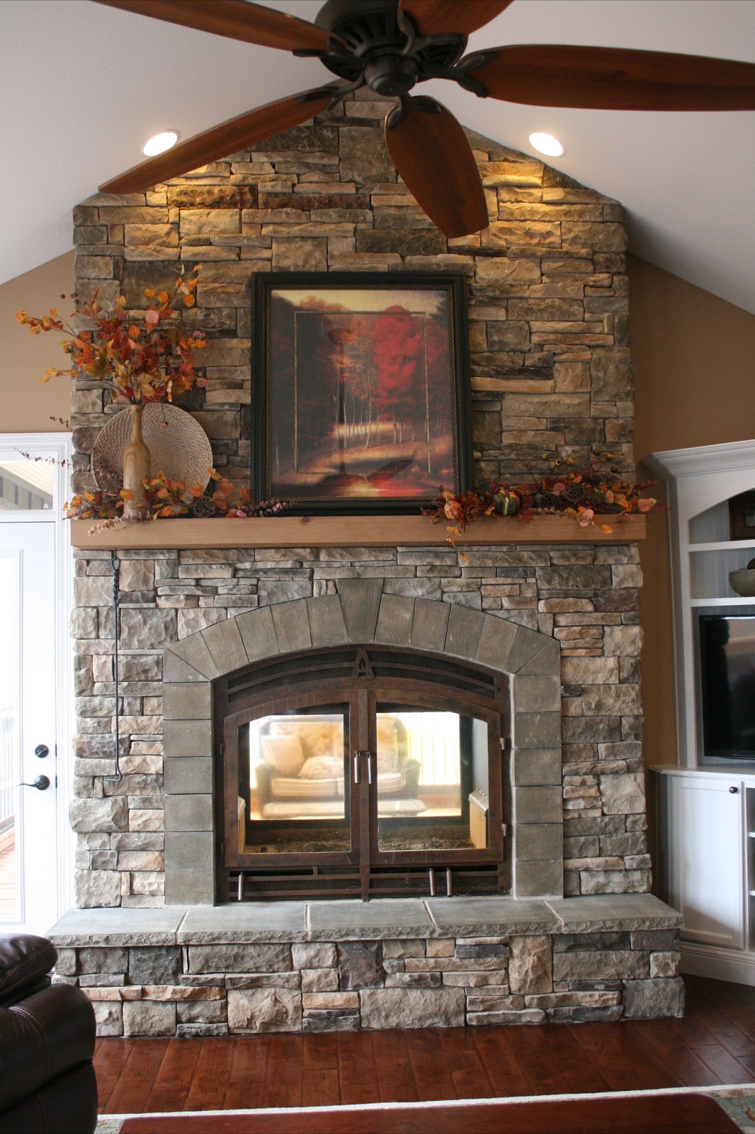 Acucraft Fireplaces: Indoor Outdoor See Through Fireplace