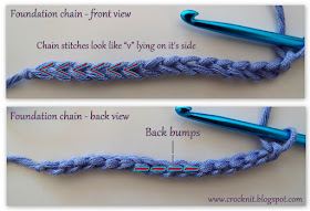 how to crochet, crochet in back bump, free crochet patterns, tutorial,