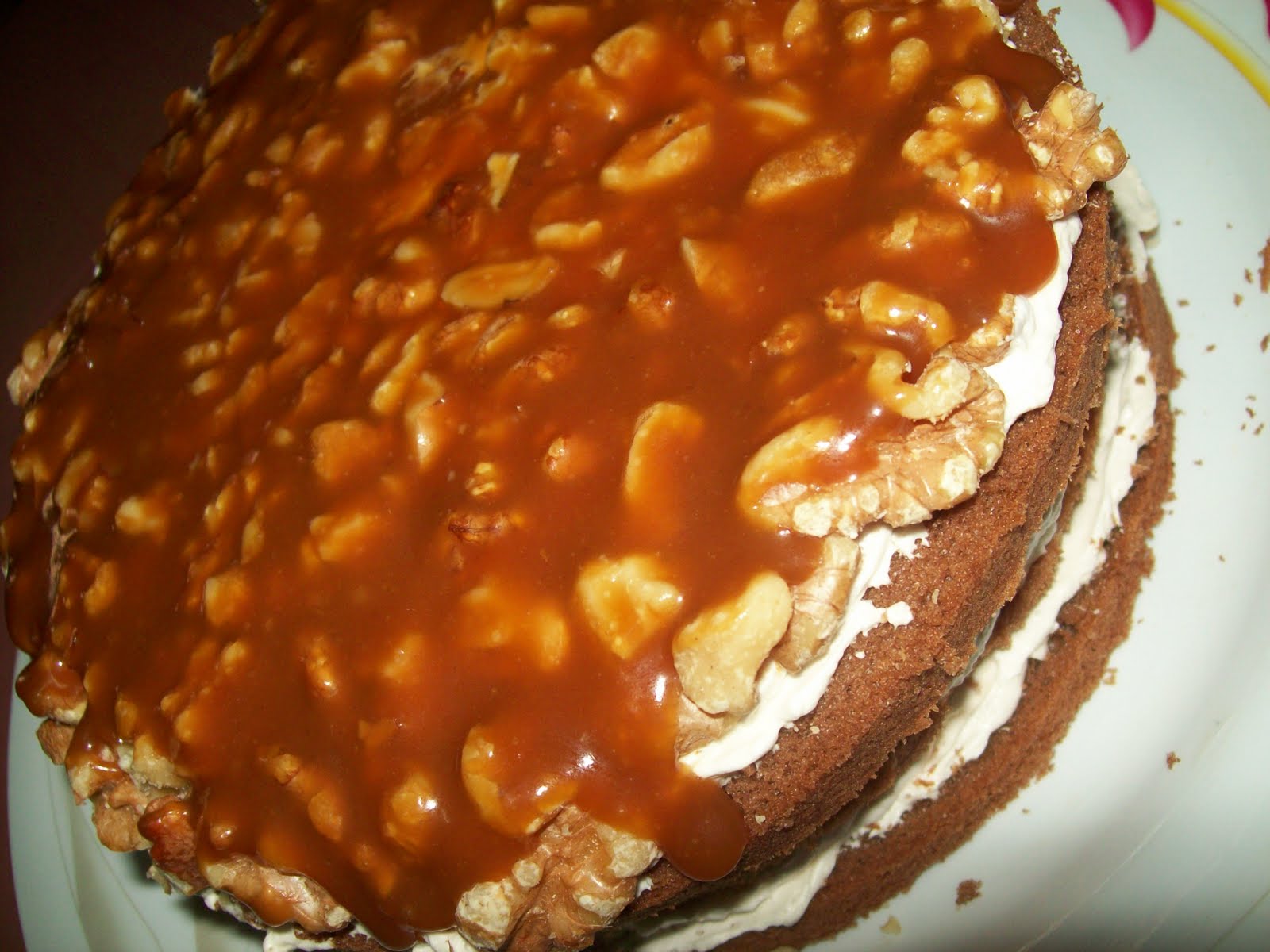 :: puffyfluffy cake ::: RESEPI CARAMEL WALNUT TOPPING