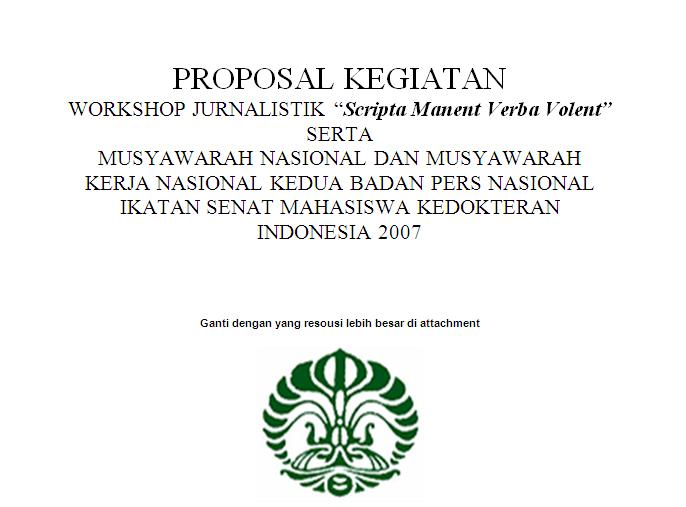 Contoh Proposal Kegiatan Sistematika Penyusunan Proposal 