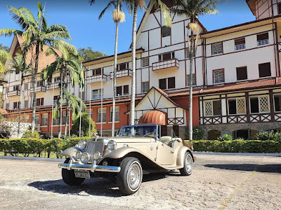 A linda arquitetura de Águas de Lindóia.