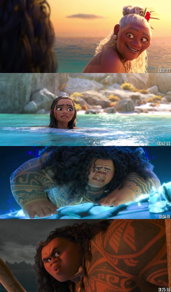 Moana 2016 BluRay 720p 480p Dual Audio Hindi English Full Movie Download