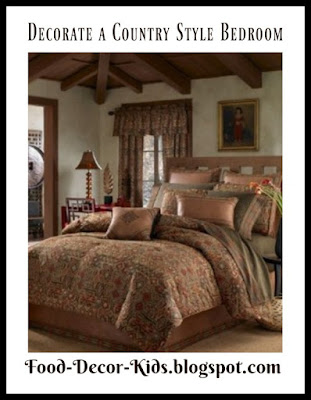 How to Decorate a Country Style Bedroom country bedroom photo