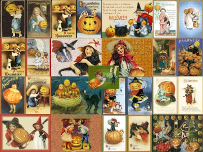 Old-Fashioned Halloween Cards