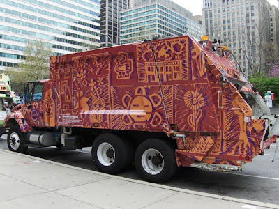Tribal Garbage Art Truck