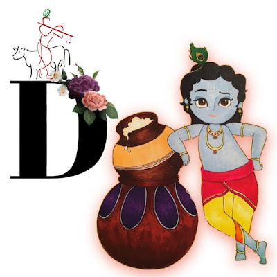 Krishna Alphabet D Image