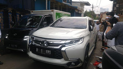 Mobil Plat 1 FPI Milik Habib Rizieq Syihab