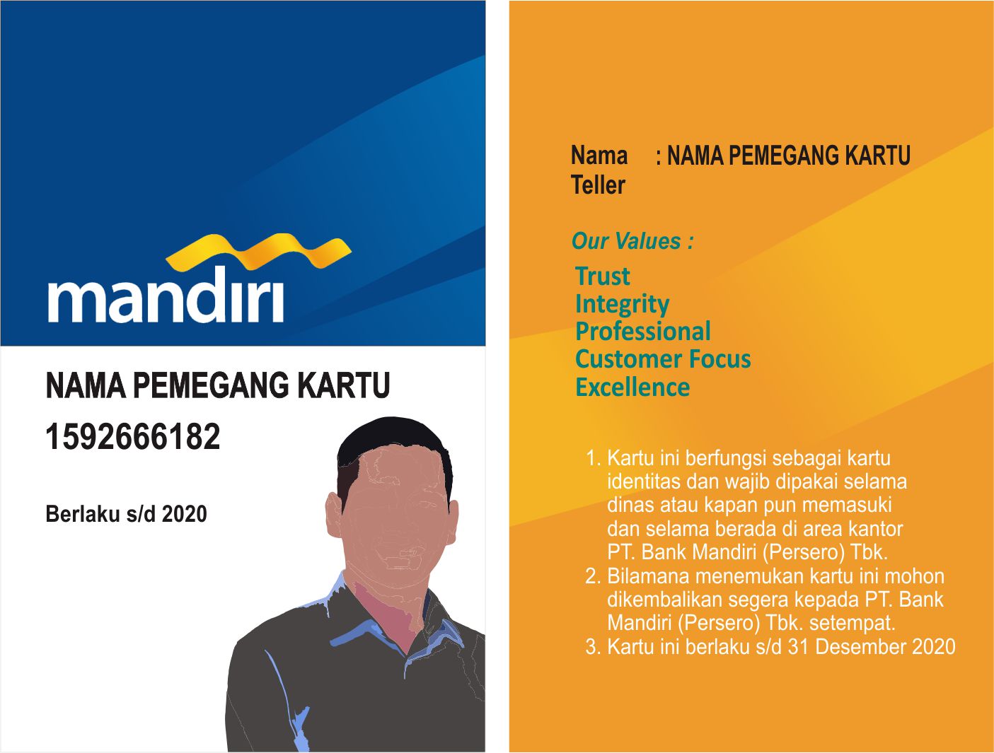  ID  CARD  BANK MANDIRI 