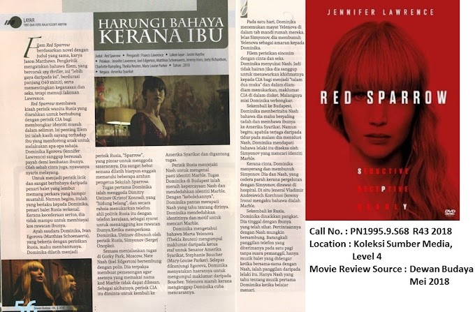 Movie Review on 'Red Sparrow'