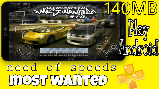 Need Of Speed Most Wanted In Androids || How To Play And How To Download Need Of Speed Highly compresion 140MB