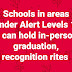 Schools in areas under Alert Levels 1, 2 can hold in-person end-of-school-year rites
