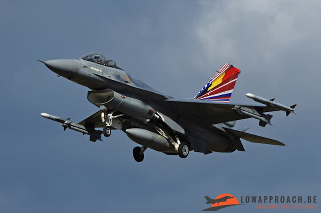 Belgian Air Force unveils special tail Fighting Falcon to celebrate 45 years of F-16 Multinational Fighter Program