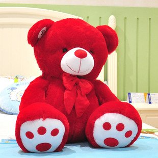 Sweet Red Teddy Bear Picture