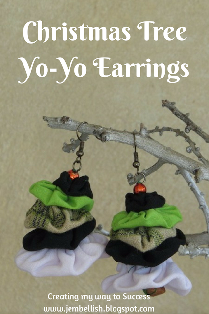 Christmas Tree Yo-Yo Earrings