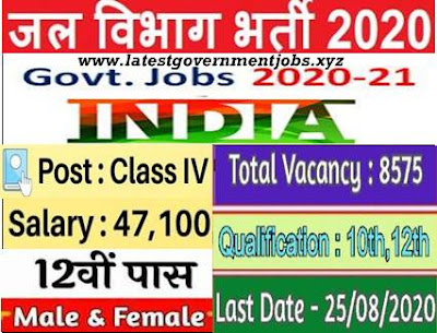 JKSSB recruitment 2020 Post 8575 class iv apply online