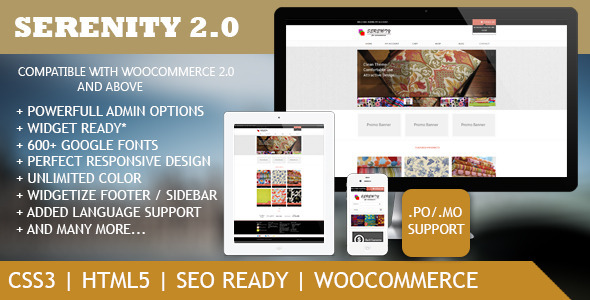 Serenity - Premium Wordpress eCommerce Theme - WooCommerce eCommerce