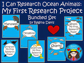 http://www.teacherspayteachers.com/Product/A-I-Can-Research-Ocean-Animals-Bundled-Set-Writing-Paper-1247098