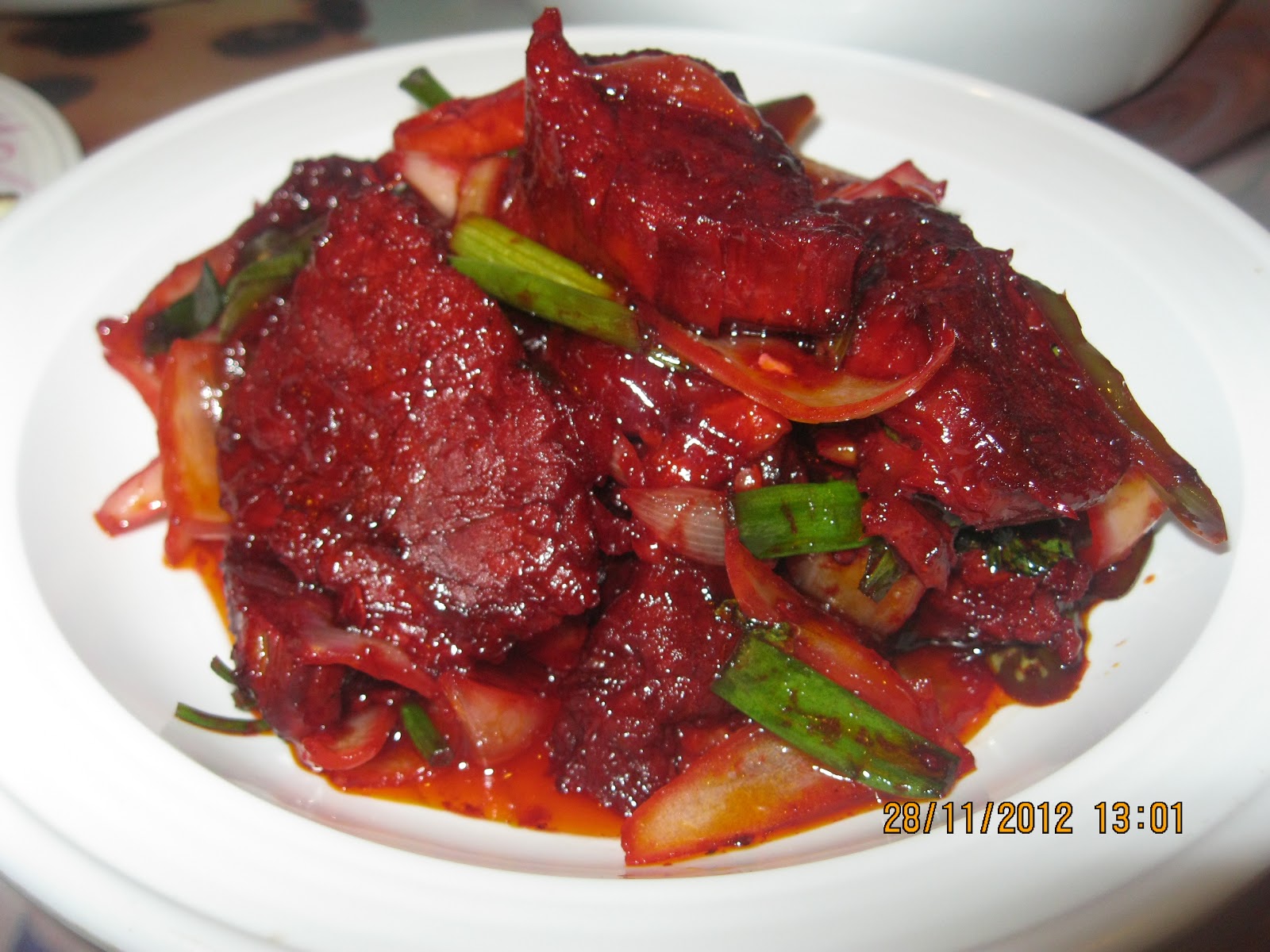 RESEPI CIKGU ANI: DAGING MERAH