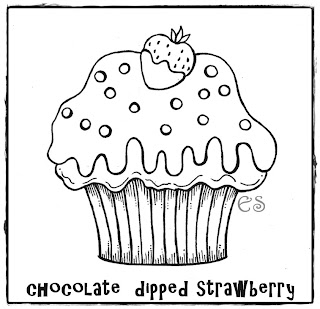 Cupcake Coloring Pages