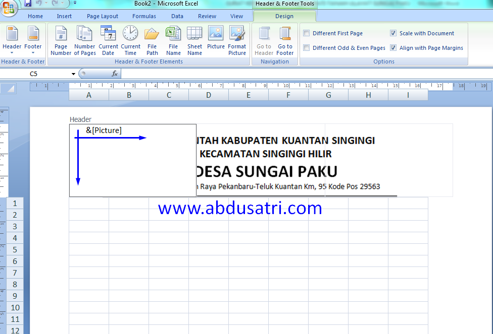 Cara Membuat Kop Surat di Excel - DANISH. F