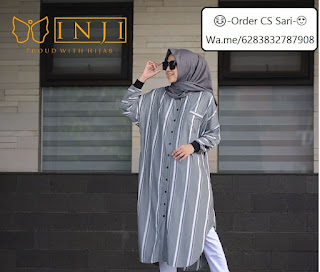 KANYA TUNIK BY INJI - Distributor Baju Muslim Surabaya