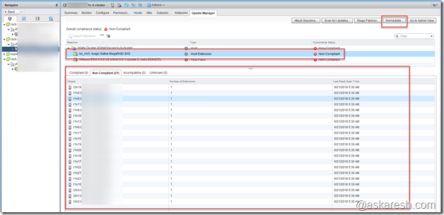 Update Manager - LSI Controller Driver Package
