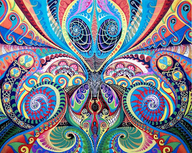 psychedelic alien