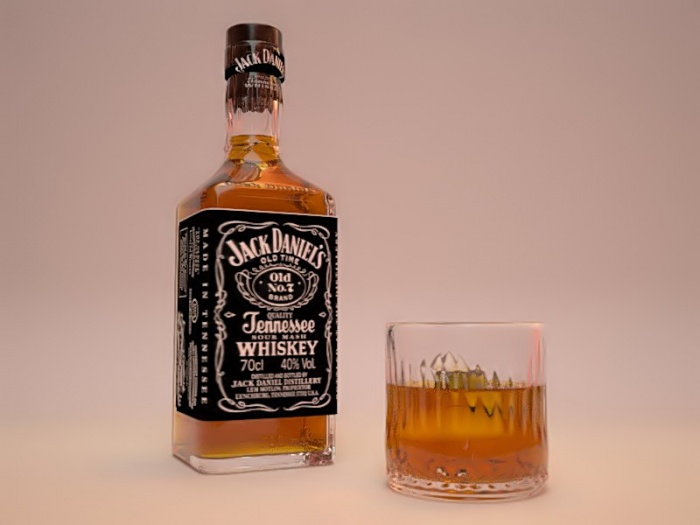 bottle of jack