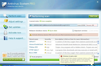 Antivirus System PRO