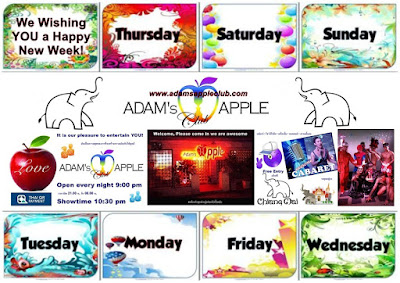 We Wishing YOU a Happy New Week! Adams Apple Club Chiang Mai