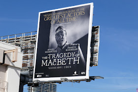 Tragedy of Macbeth movie billboard