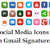 How to Add Social Media Icon-Links to Your Gmail Signature