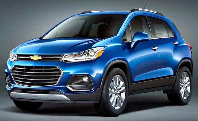 Chevrolet Tracker 2017 front blue