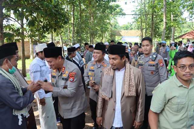 Kapolres Lebak dampingi Kapolda Banten Hadiri Istighosah Kubro di Ponpes Al- Kanza Cibadak