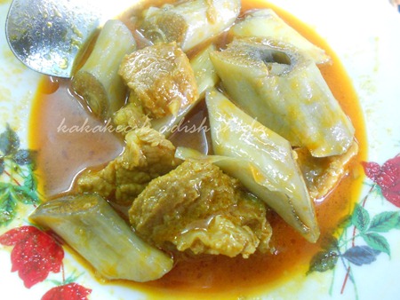  aDisH sHidA: Jom Memasak : Gulai Kawah Daging dengan Batang Pisang