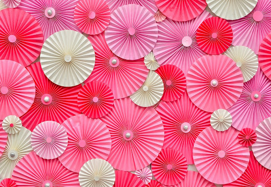 Pink Paper Flowers