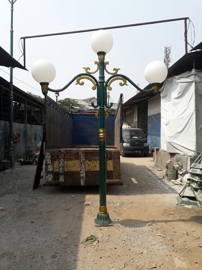 tiang lampu taman lampu antik lampu jalan pju dekoratif