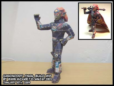 Legend of Zelda Ganondorf Papercraft