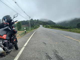 Route 101 near Huai Kon in Nan province, North Thailand