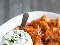 Baked Buffalo Cauliflower Bites