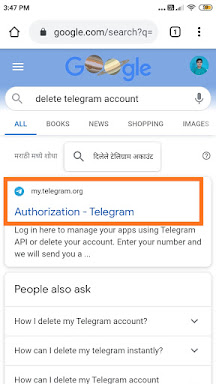 how to delete telegram account permanently step by step.