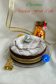 Rich Christmas Chocolate fruit cake, Christmas Chocolate fruit cake