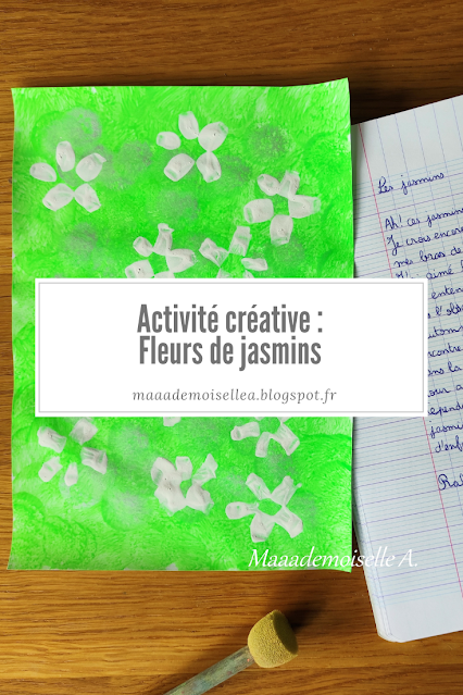 Activité créative : Fleurs de jasmins