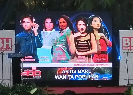 Blogger Cantik Calon Top 5 artis baru popular ABPBH2013