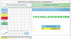 Administra tu Barberia Con Una Plantilla de Excel (Facil)