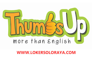 Lowongan Kerja English Teacher di Bimbingan Belajar Thumbs Up Soloraya