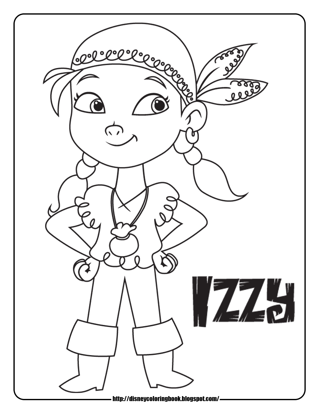 Jake and the Never Land Pirates Special Jake Saves Bucky  - jake and the neverland pirates coloring pages