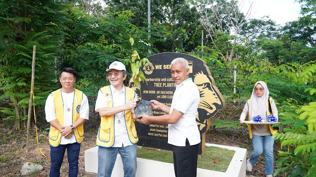 Peresmian Tugu Lions We Serve Tandai Kolaborasi BP Batam dengan Lions Club Indonesia