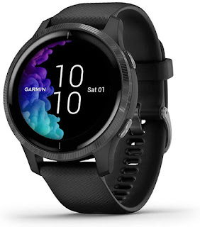 Garmin Venu, GPS Smartwatch with Bright Touchscreen Display, Features Music, Body Energy Monitoring, Animated Workouts, Pulse Ox Sensor and More
