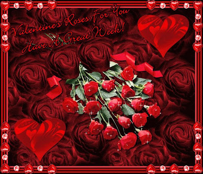 valentine day rose card